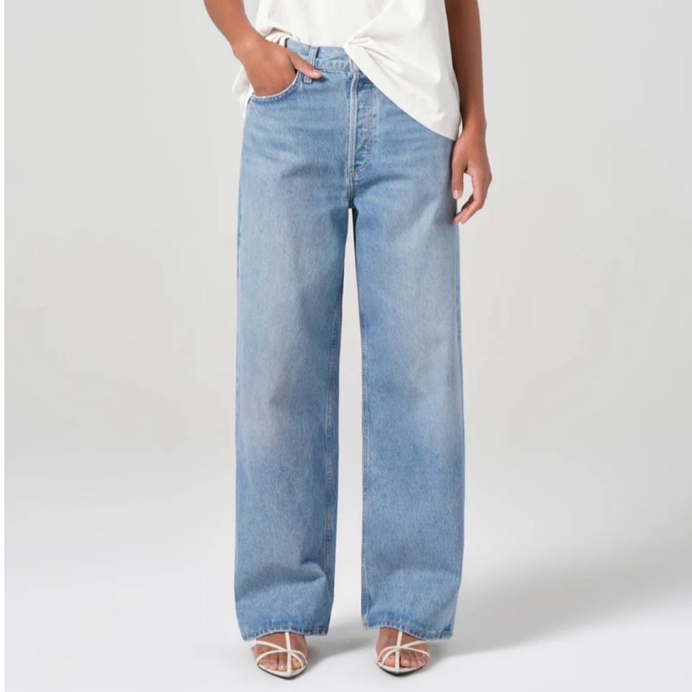 Agolde low-slung baggy jeans